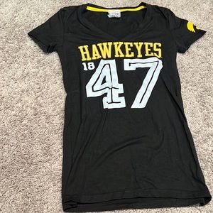Victoria’s Secret PINK Iowa Hawkeyes T shirt. Size small.